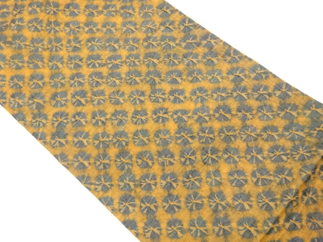 JAPANESE FUKURO OBI / TSUMUGI / ALL SHIBORI